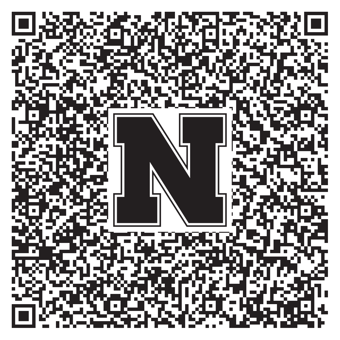 QR code linking to Megan Hacker vcard