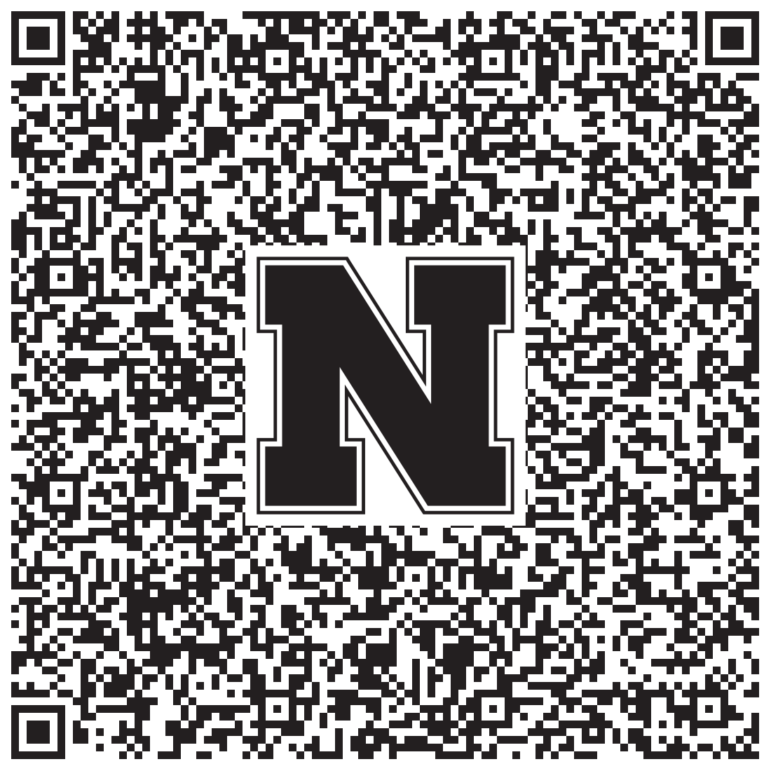 QR code linking to Michaela Hall vcard