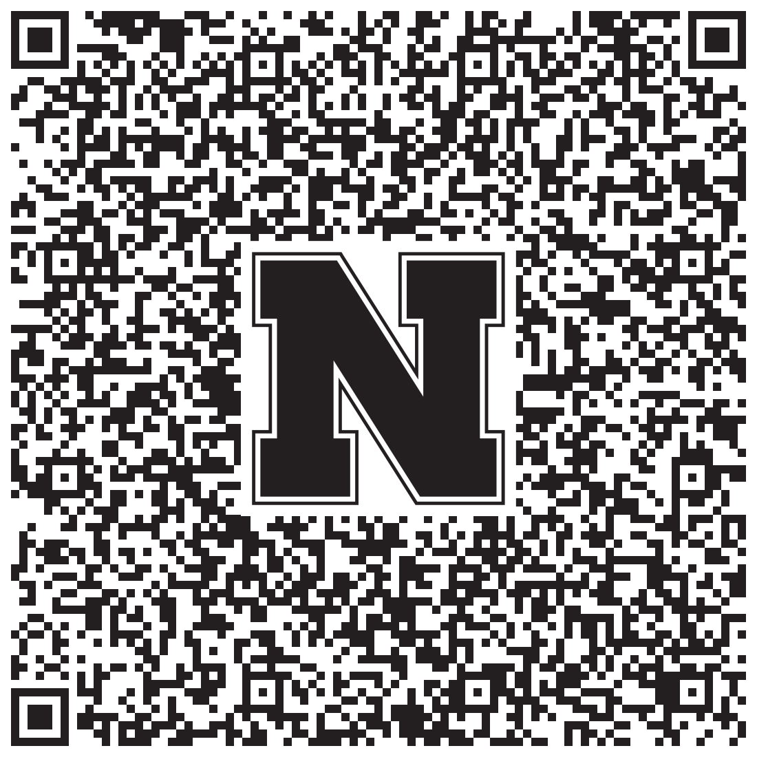 QR code linking to Monte Harner vcard
