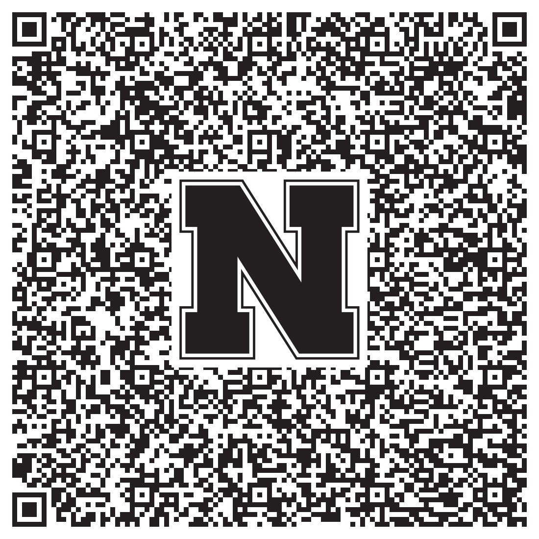 QR code linking to Mitchell Hesseltine vcard