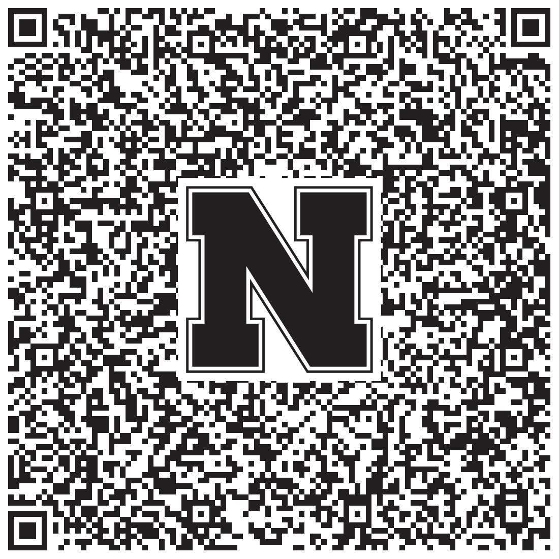 QR code linking to Megan Huckabee vcard
