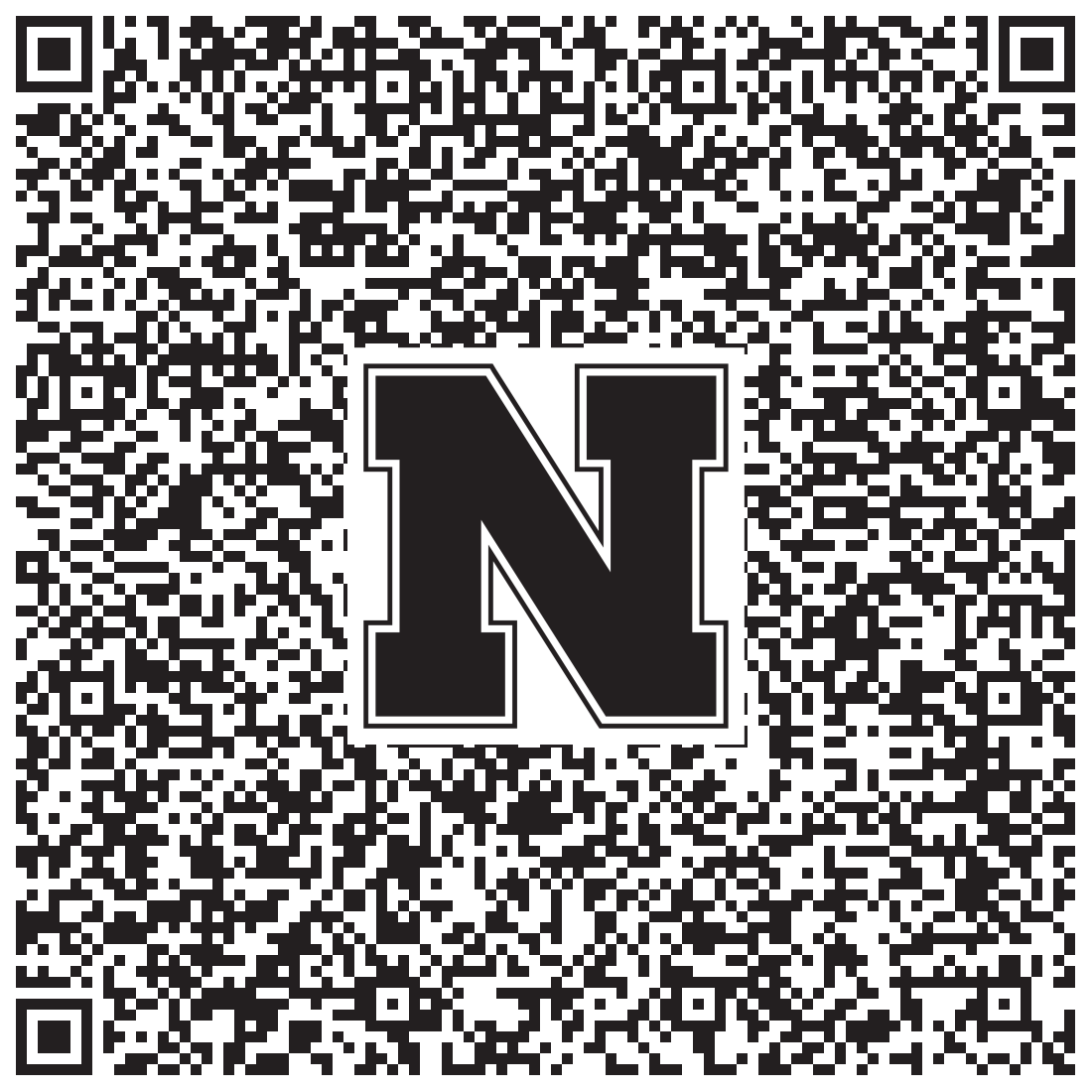 QR code linking to Morgan Larson vcard