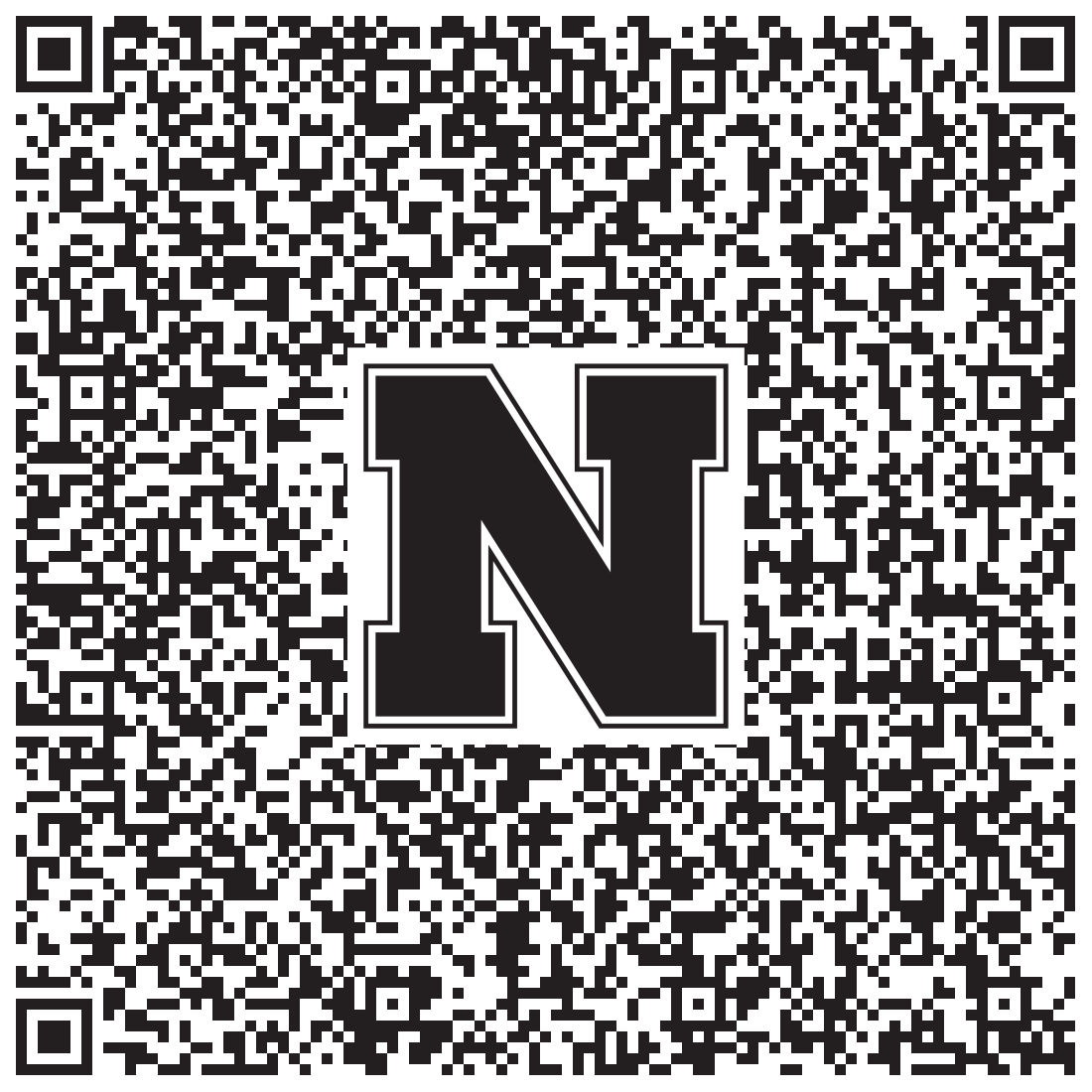 QR code linking to Megha Mathur vcard