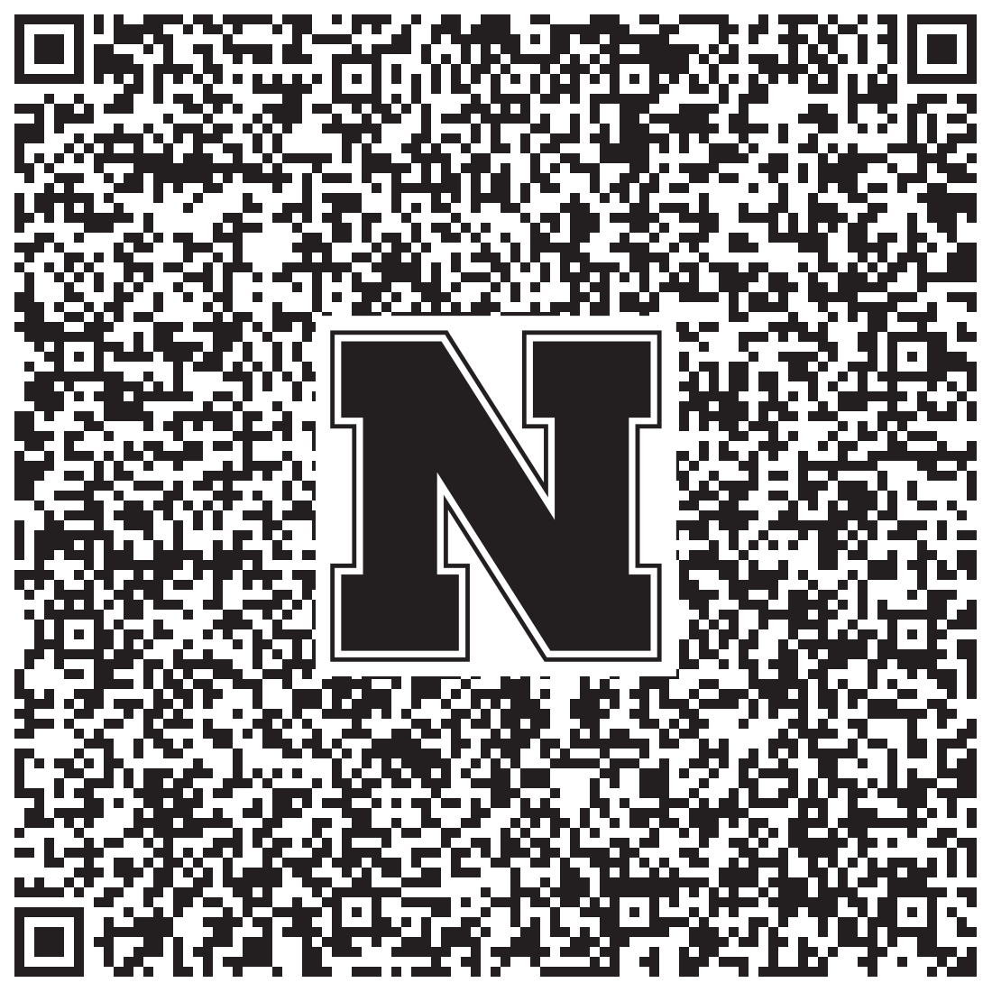 QR code linking to Michele Wolford vcard