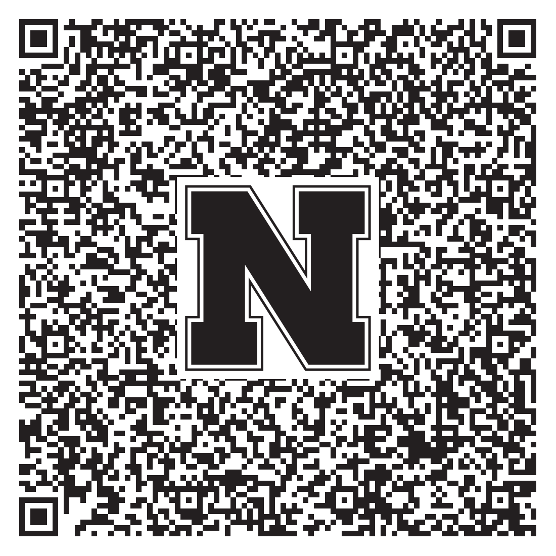 QR code linking to Nancy Bergstrom vcard