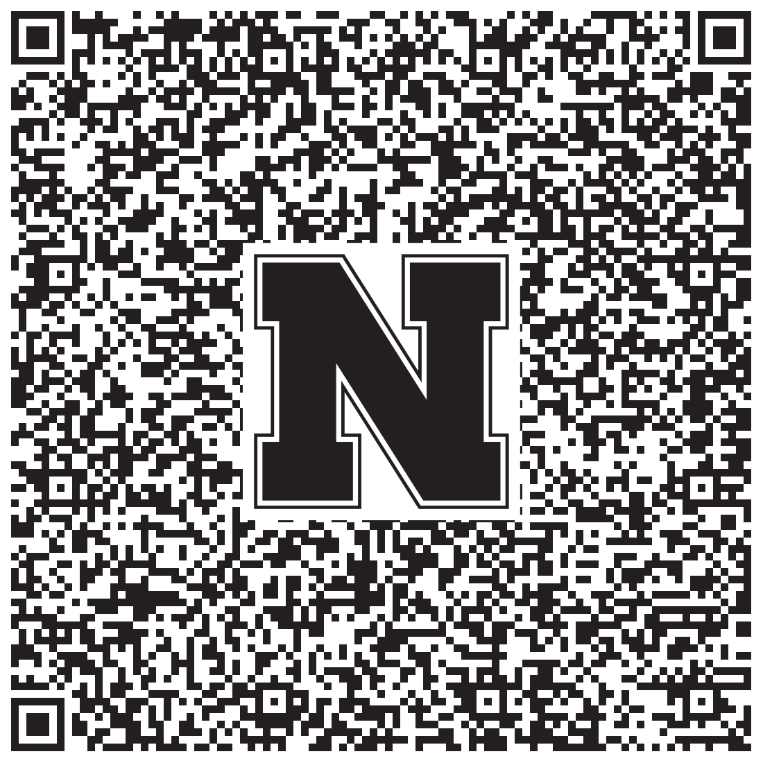 QR code linking to Natalie Frederick vcard