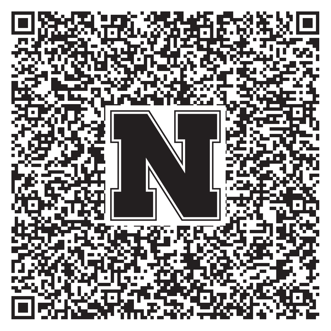 QR code linking to Natalie Frost vcard