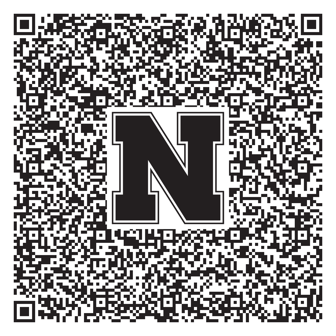 QR code linking to Nicholas Halsted vcard