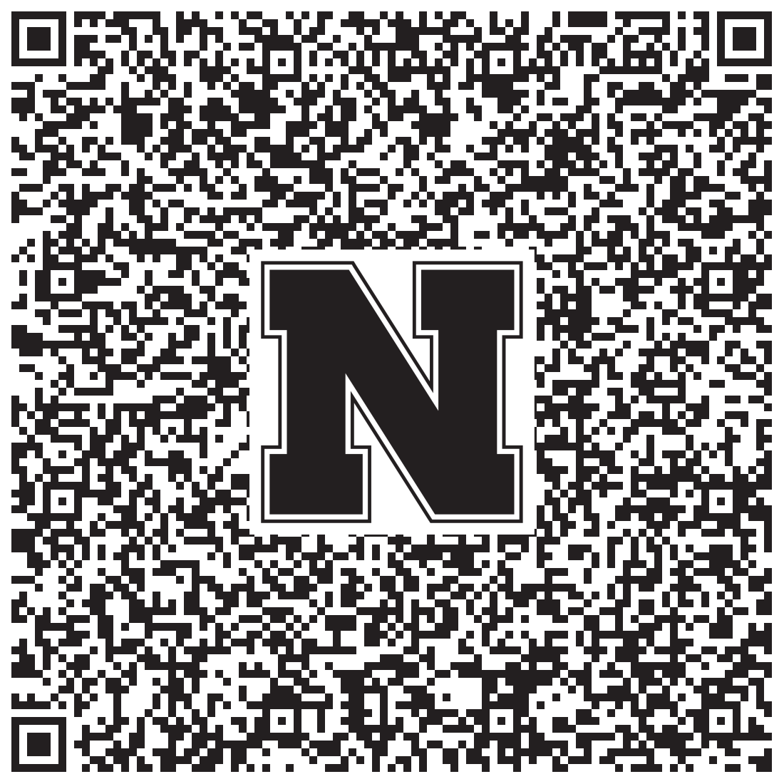 QR code linking to Nicklaus Hanlan vcard