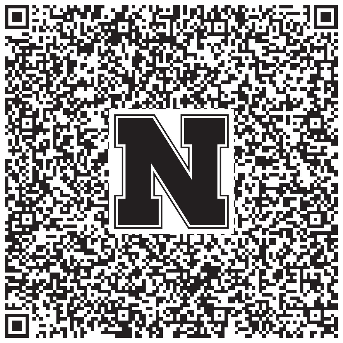 QR code linking to Natalie Yates vcard