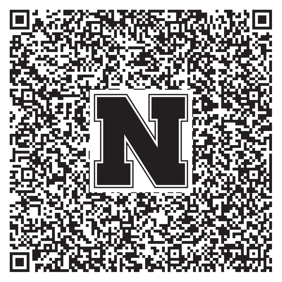 QR code linking to Oneeba Tahir vcard