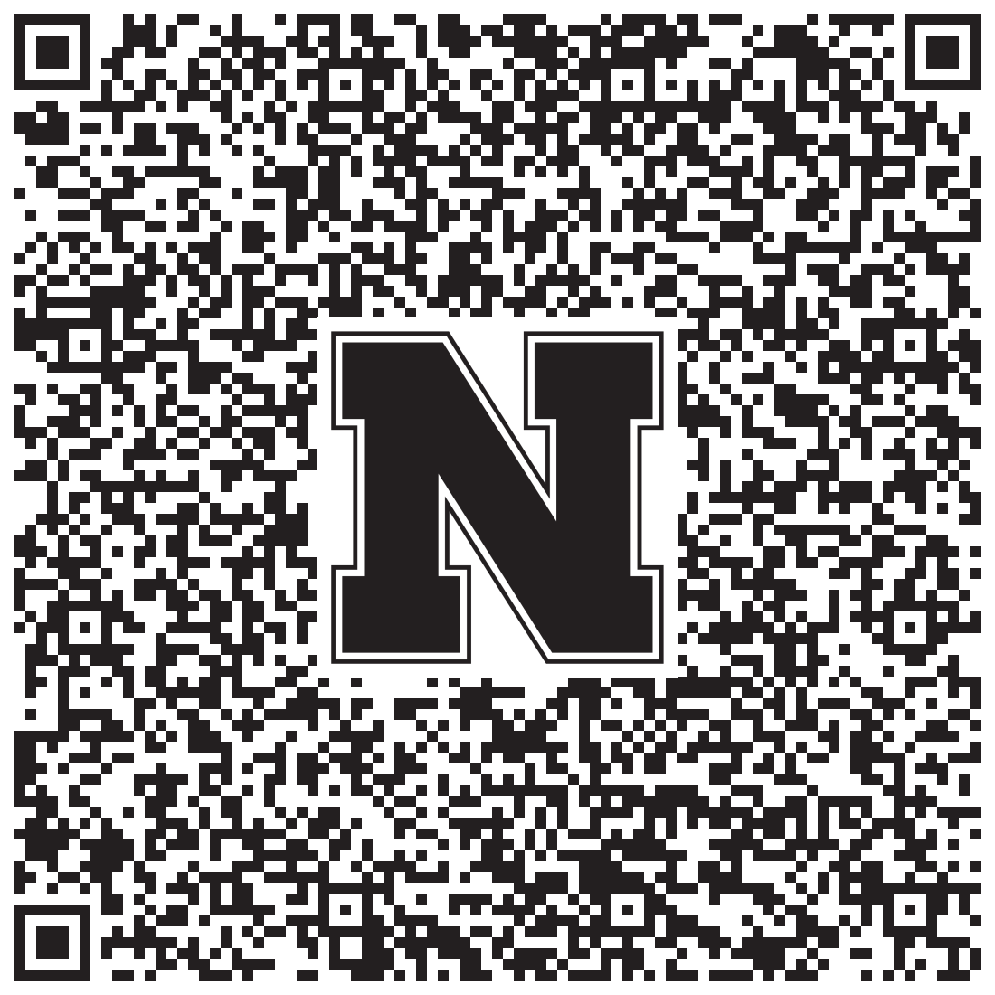 QR code linking to Peyton Young vcard