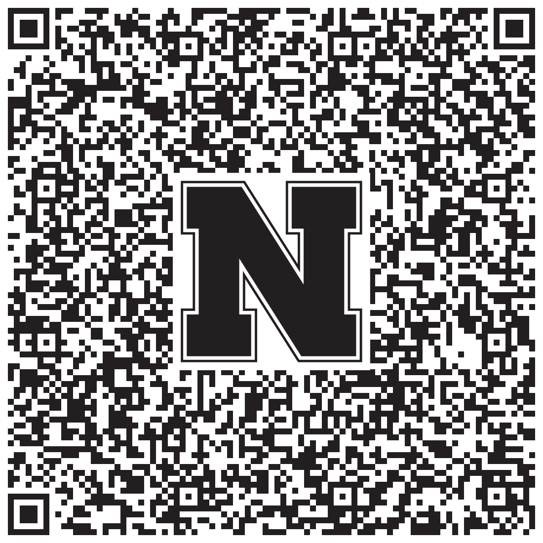 QR code linking to Robert Barney vcard