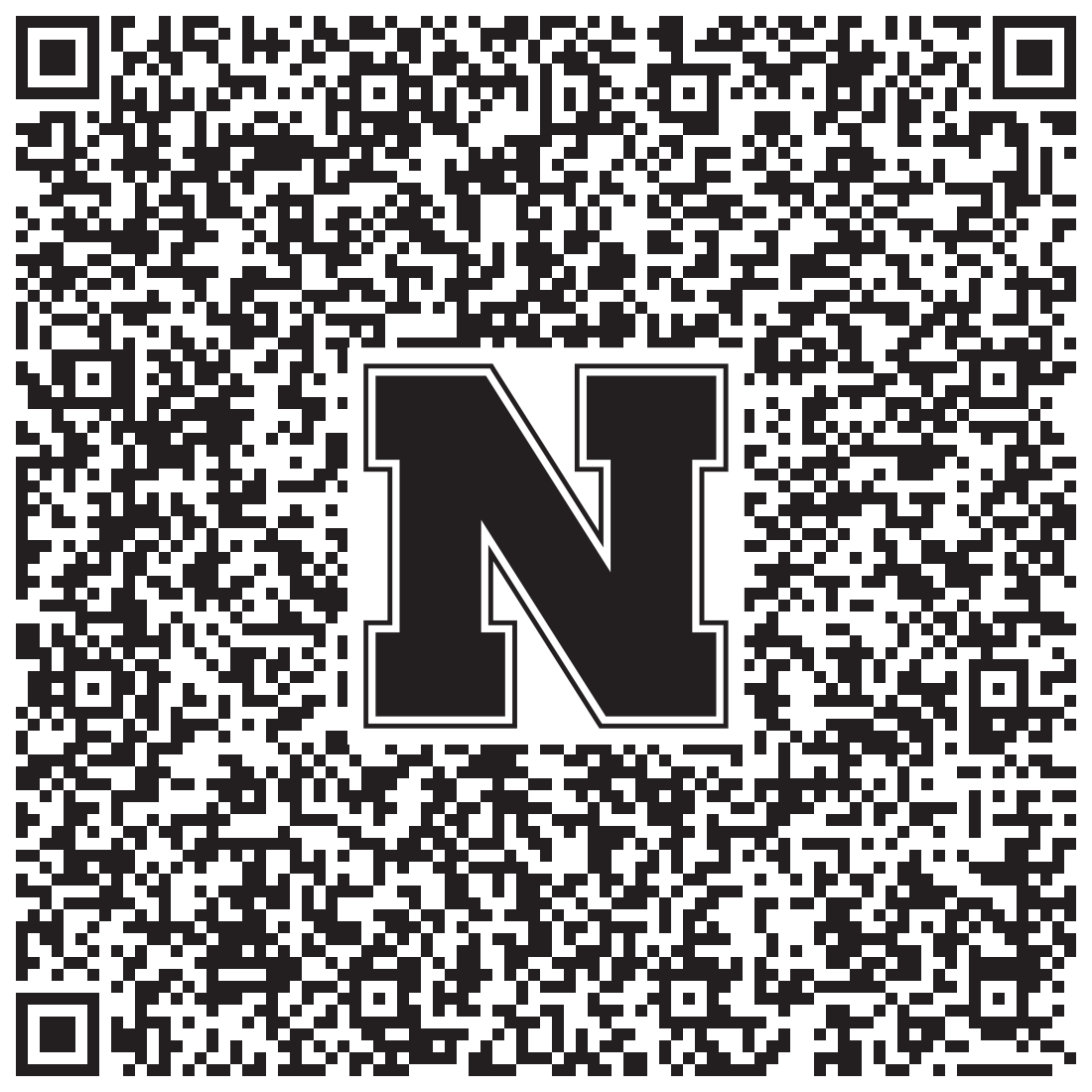 QR code linking to Russell Brown vcard
