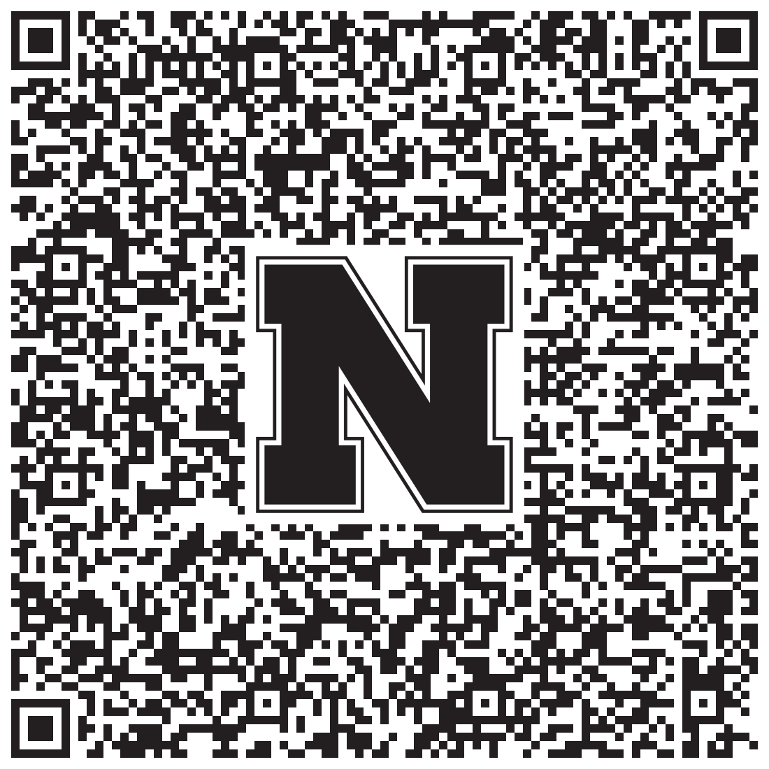 QR code linking to E Combs vcard