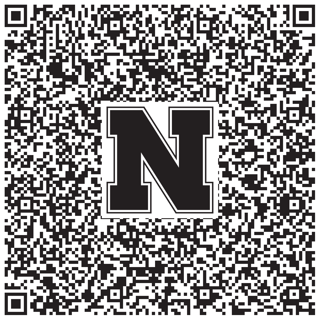 QR code linking to Rebecca Holmes vcard