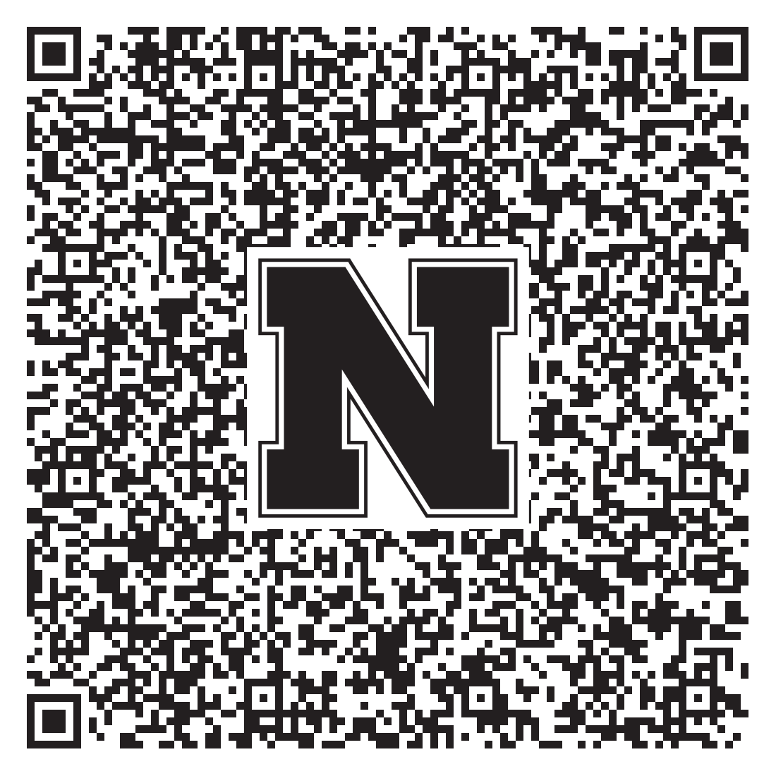 QR code linking to Rebecca Olander vcard