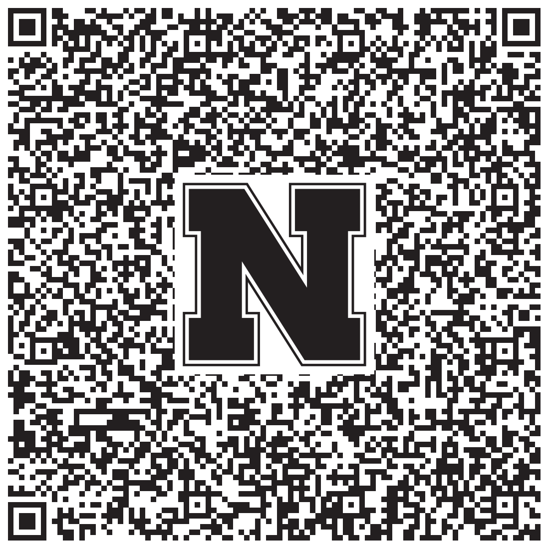 QR code linking to Rebecca Ott vcard
