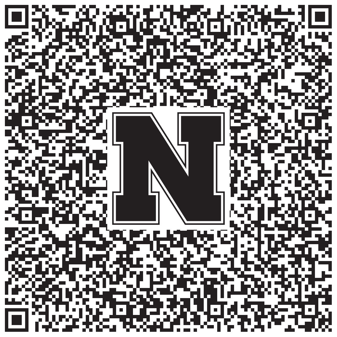 QR code linking to Rebecca Wood vcard