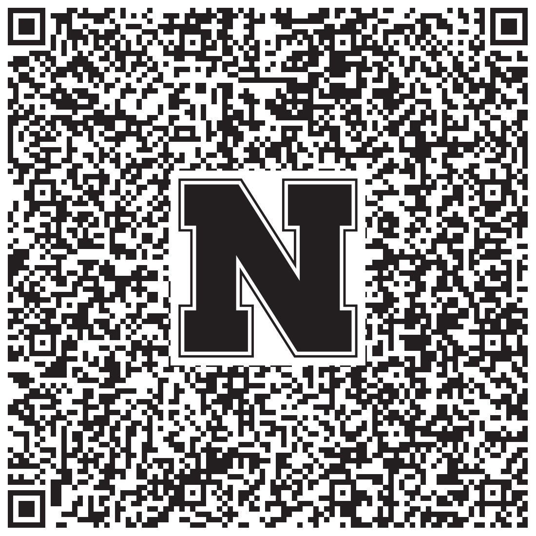 QR code linking to Emily Hardin vcard