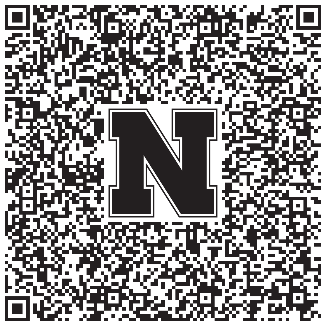 QR code linking to Sydney Amell vcard