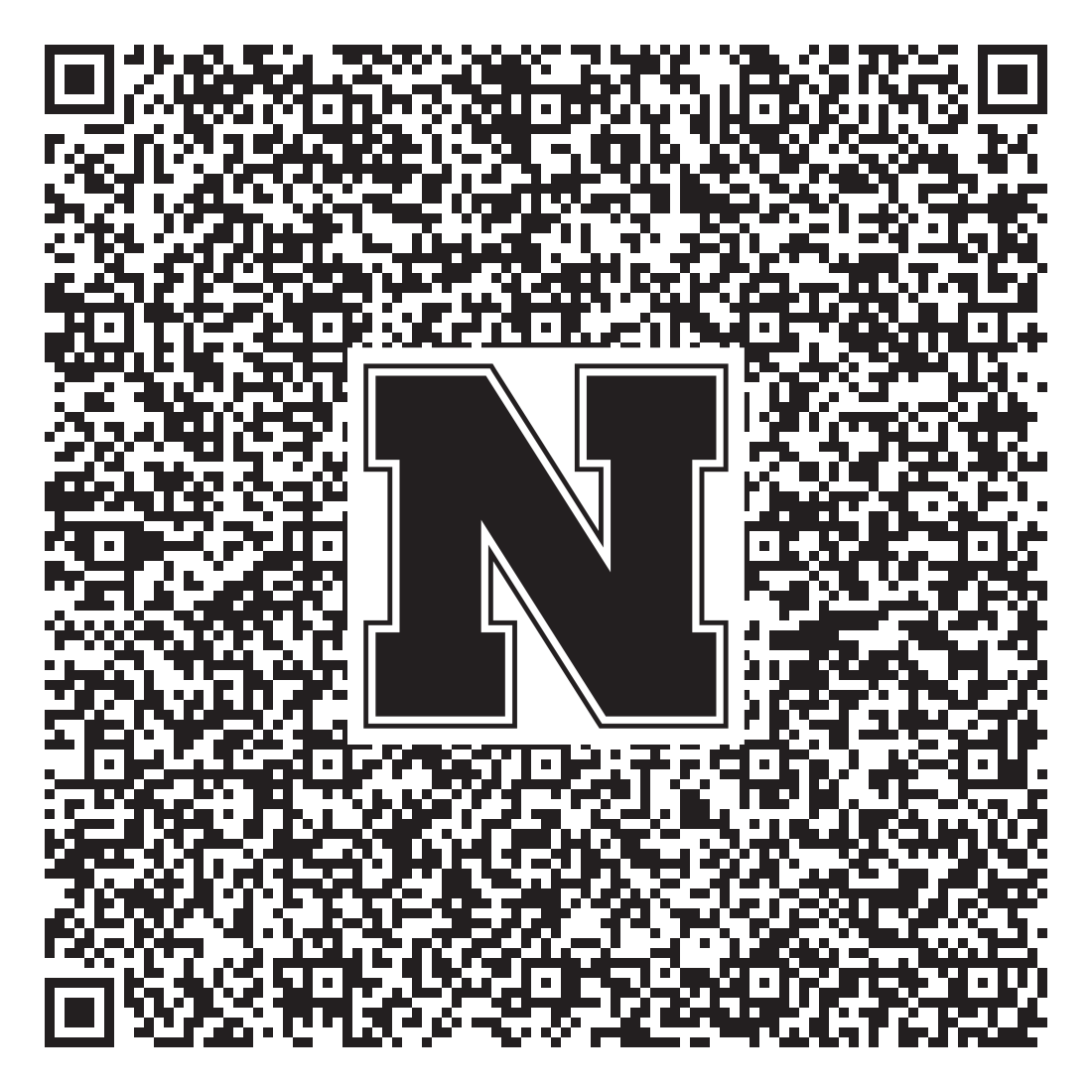 QR code linking to Sarah Hansen vcard