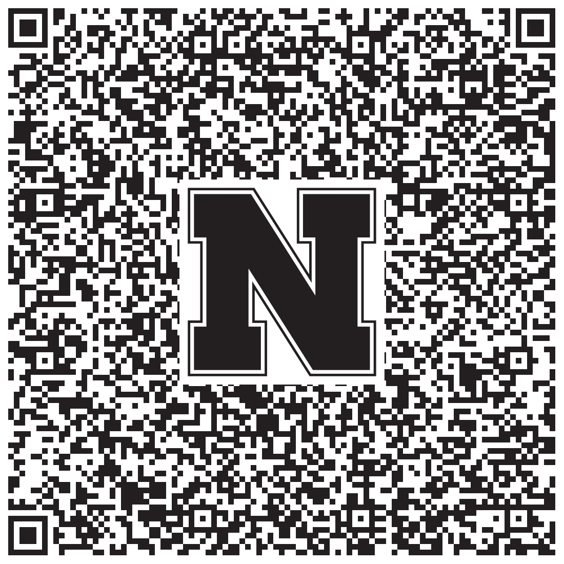 QR code linking to Sydney White vcard