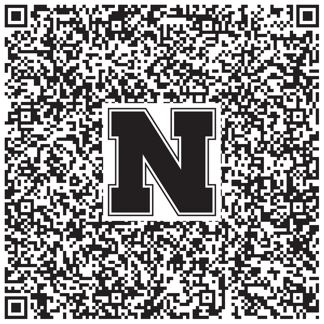 QR code linking to Teddy Ball vcard