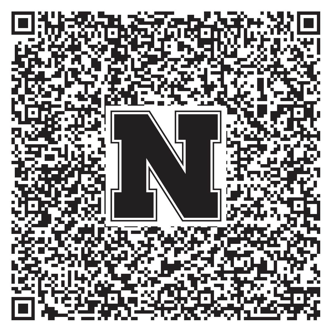 QR code linking to Thomas Hunt vcard