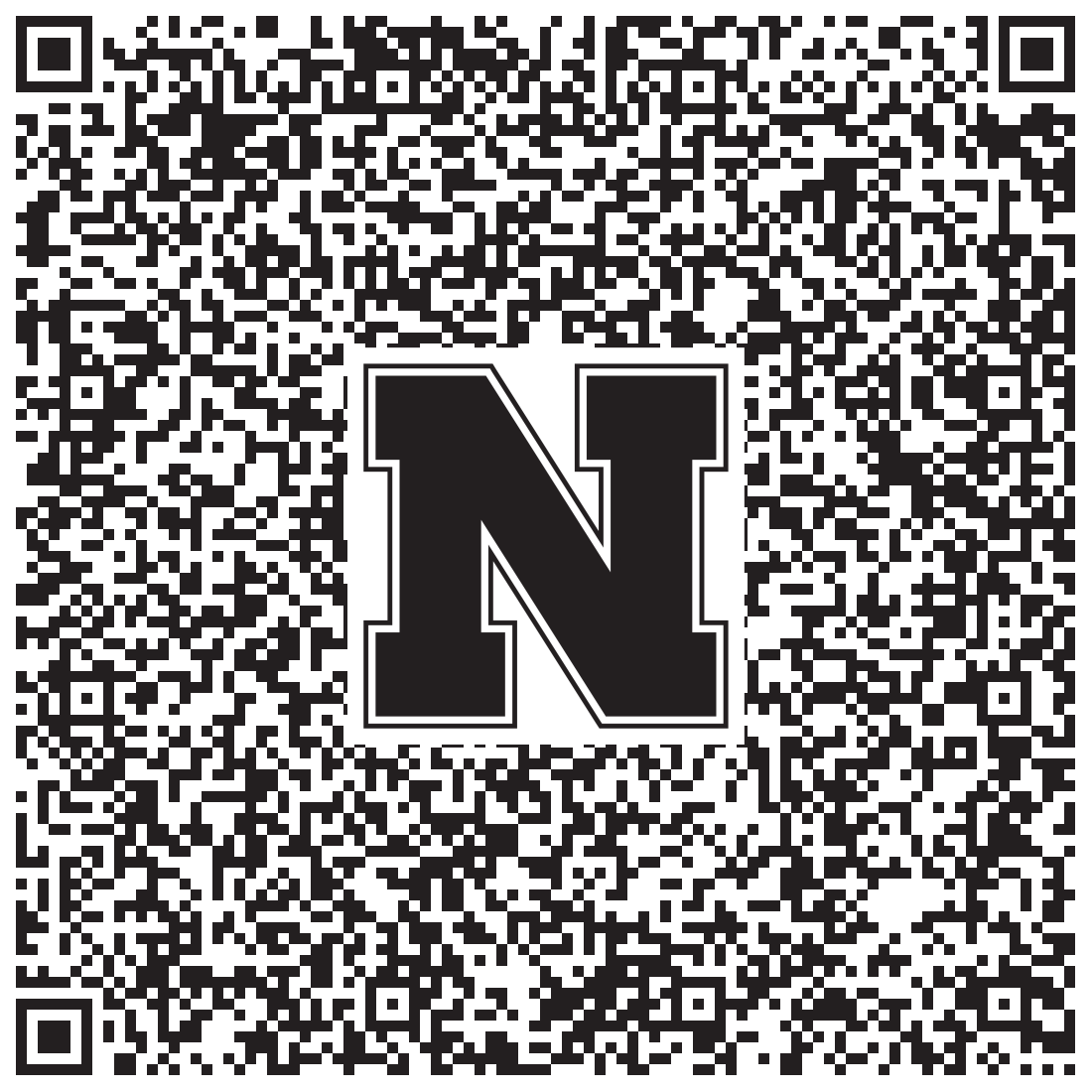 QR code linking to Travis Minzel vcard