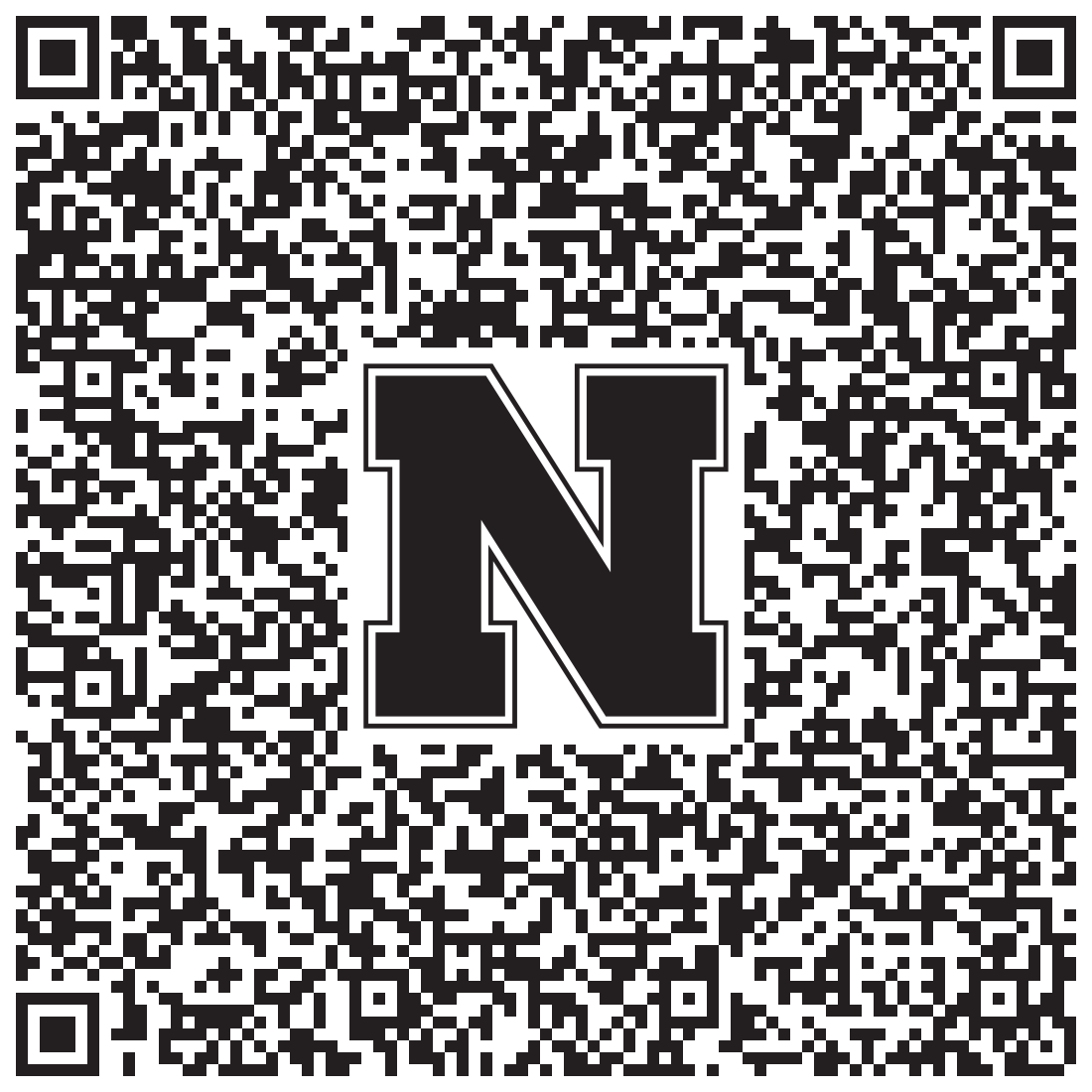 QR code linking to Ummah Nisat vcard