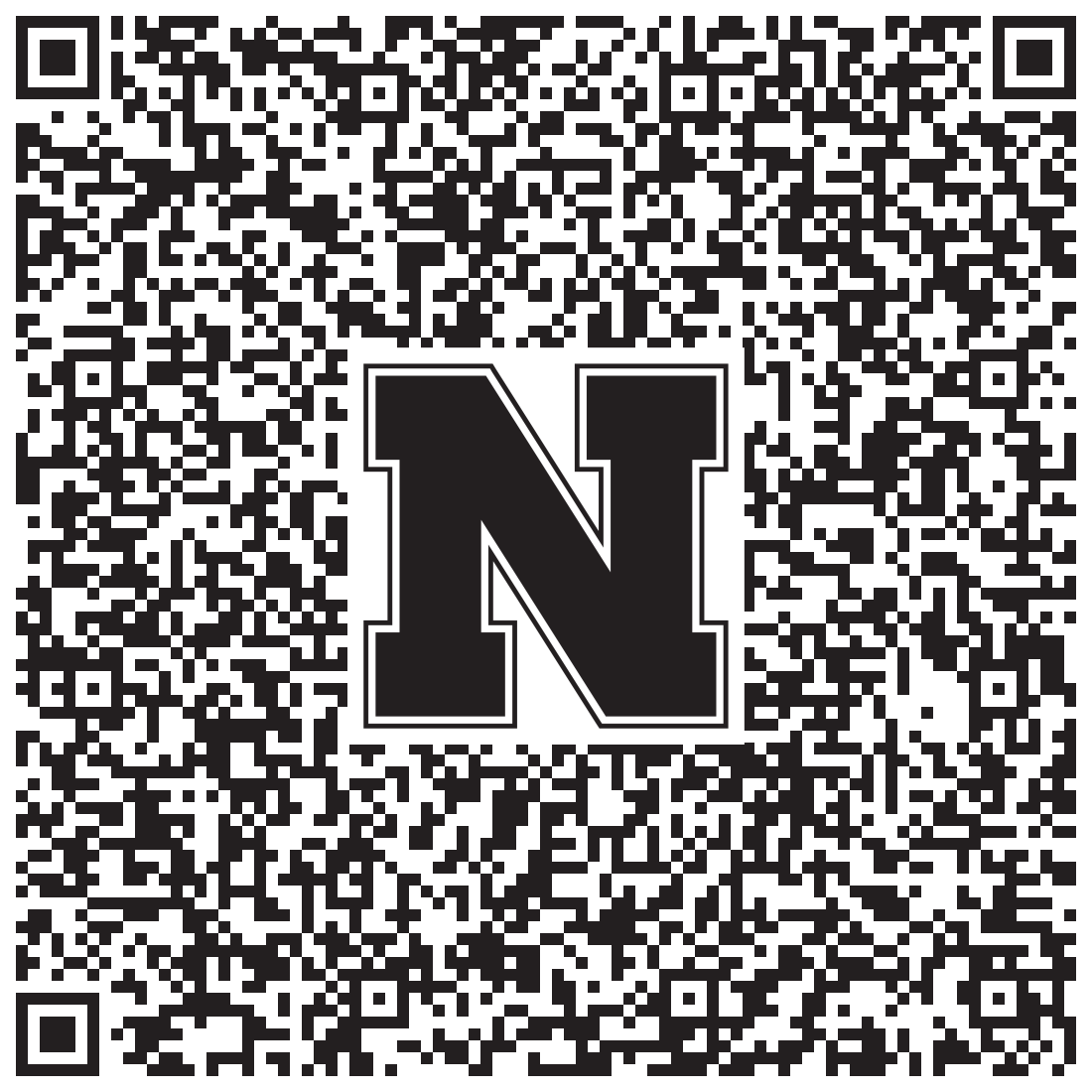 QR code linking to Vernon Barton vcard